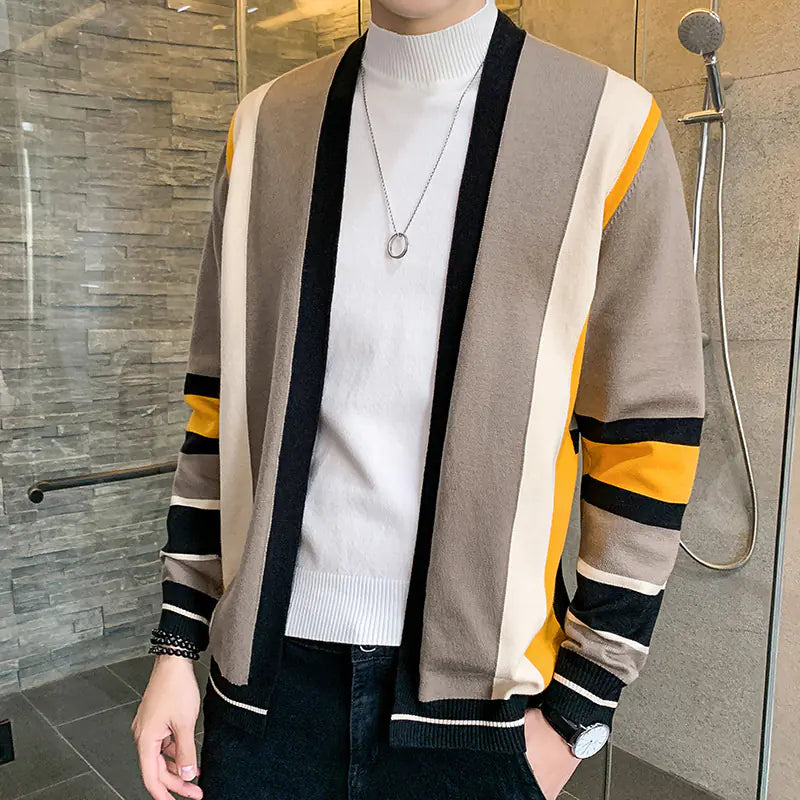 Style Loft Collection It's In My DNA Striped Knit Cardigan