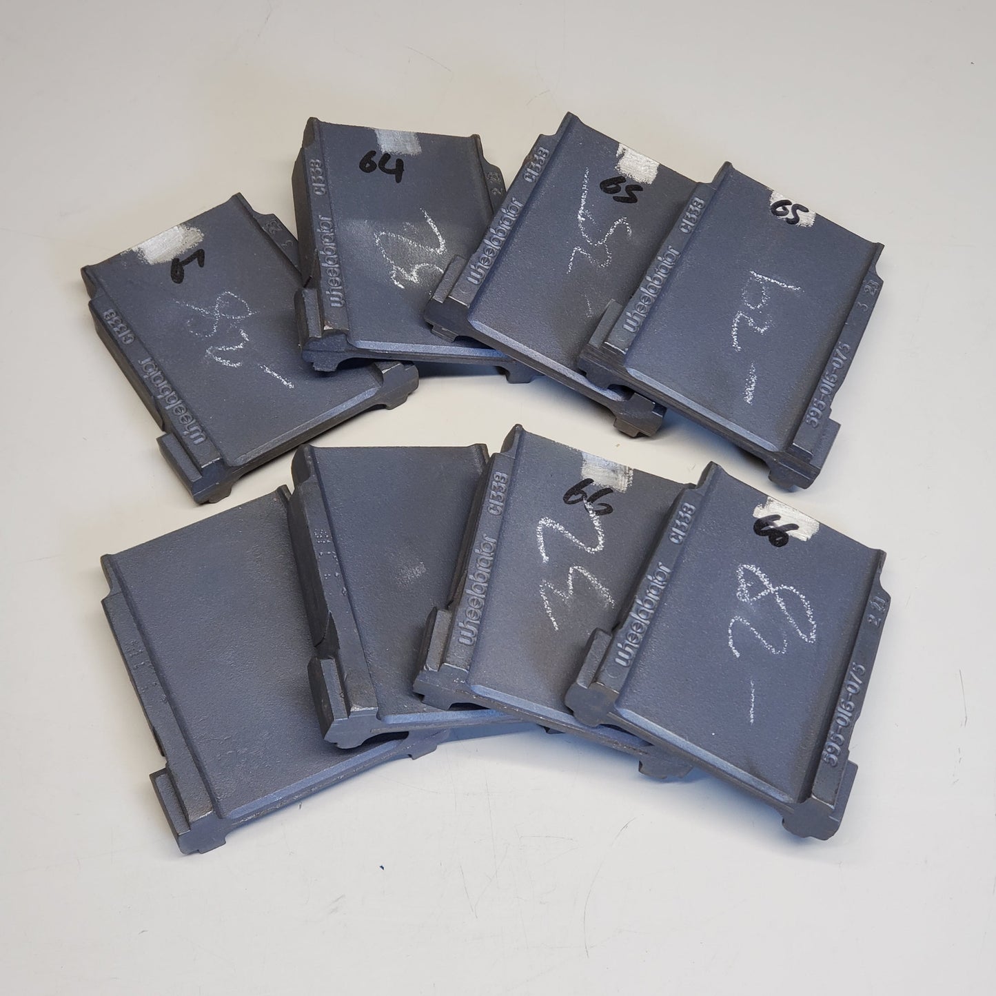 WHEELABRATOR (8 Pack) Vane Blades for Blast Wheel Turbine 595-016-075