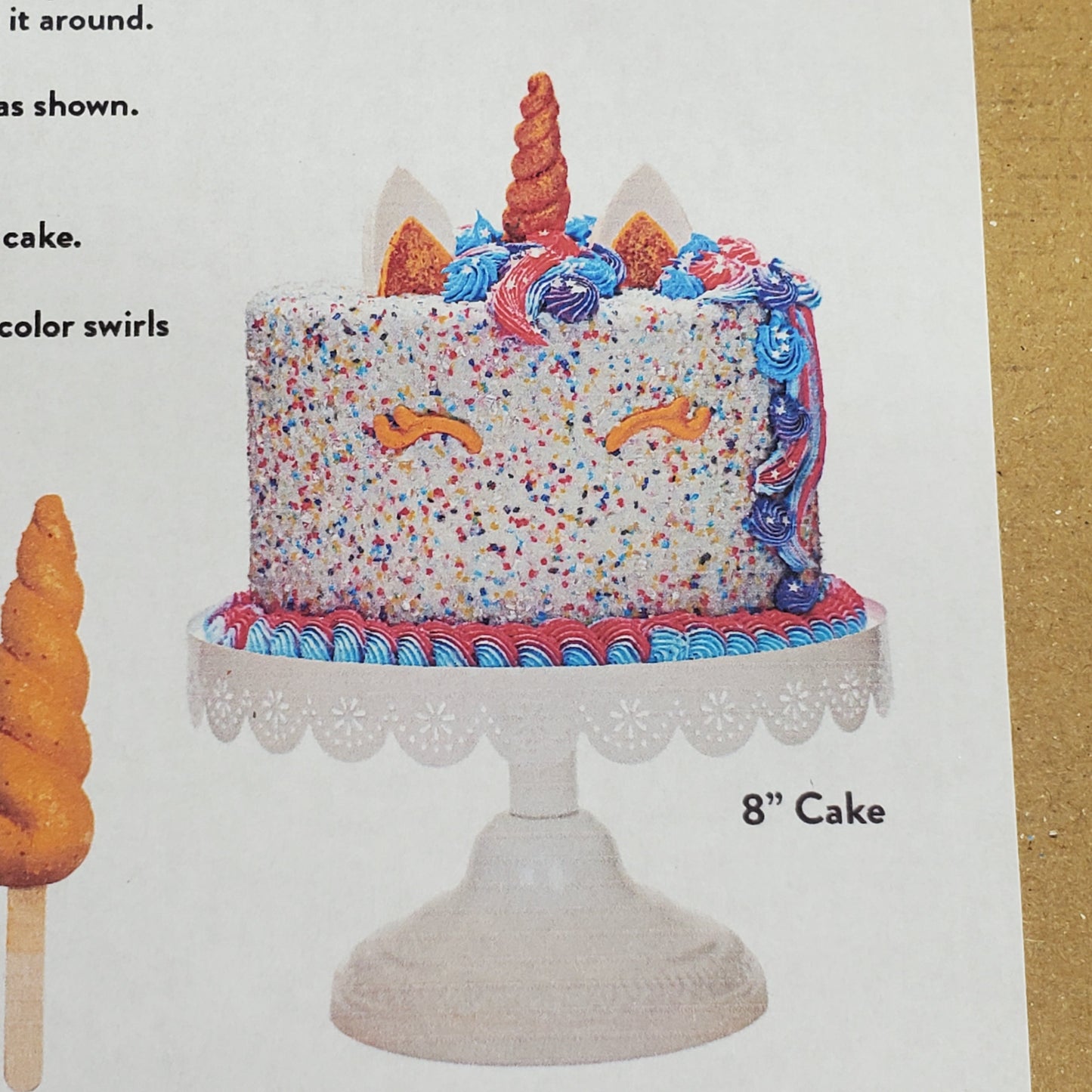 ZA@ BAKERY BLING (12 Sets) Unicorn Cake Decor BBDCK7-BULK BB 03/26 C