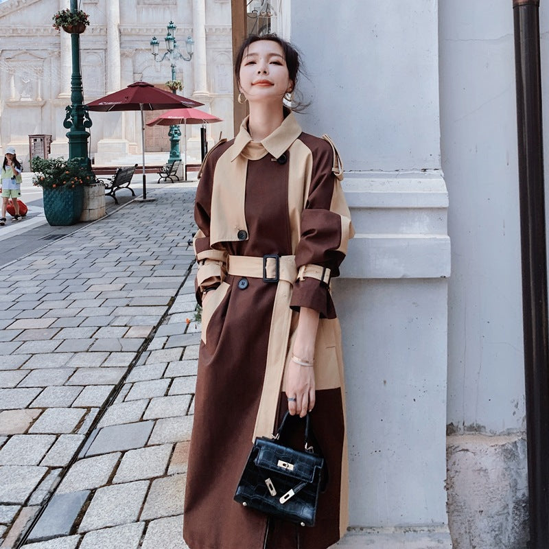 Korean High-End British Style Long Casual Jacket