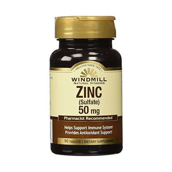 Windmill Natural Source Zinc Sulphate 50 Mg Tablets