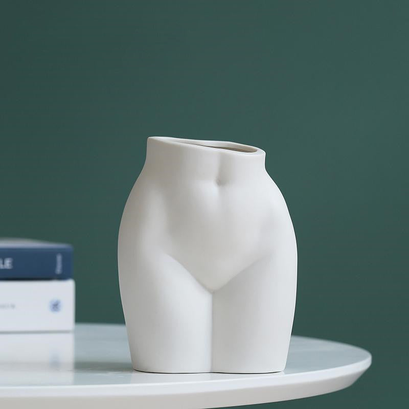 Half Body Abstract Art Vase Ornaments
