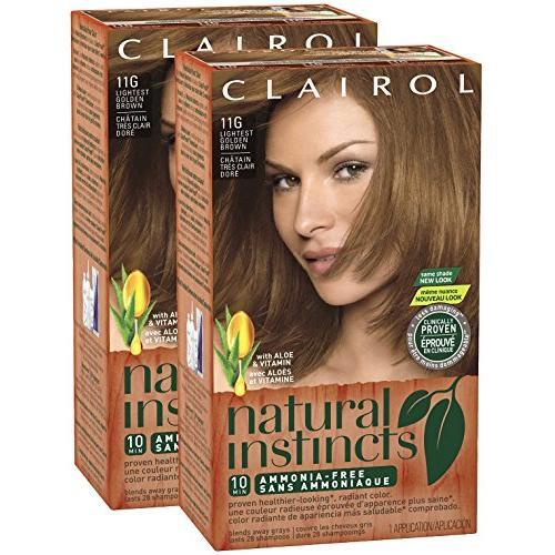 Natural Instincts Non-Permanent Color, Amber Shimmer Lightest Golden Brown 6.5G