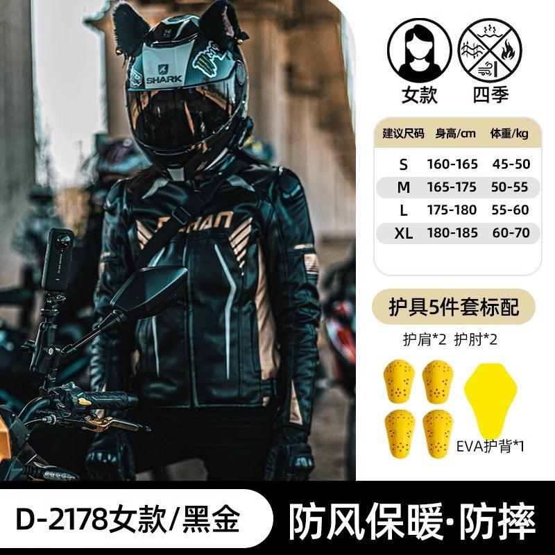 Duhan Motorcycle Jacket and Pants Winter Riding Gear
