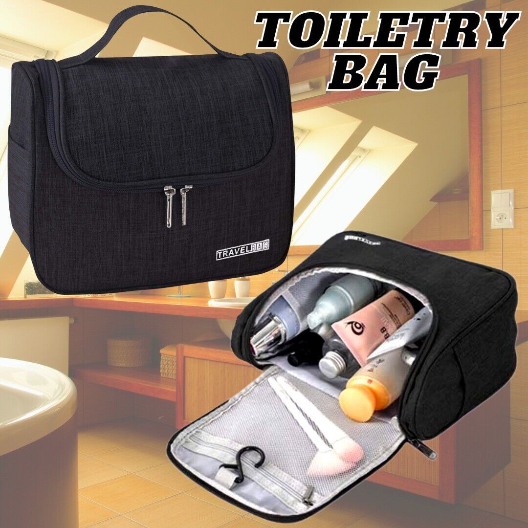 Versatile Travel Cosmetic Organizer: Makeup Case Pouch for Toiletries