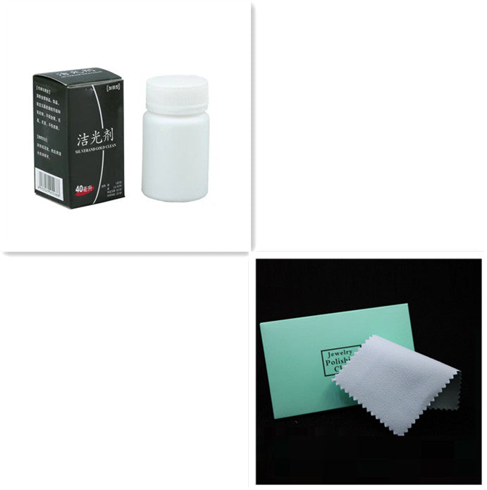 Clean Jewelry Maintenance Send Silver Cleaning Cloth Washing Water
