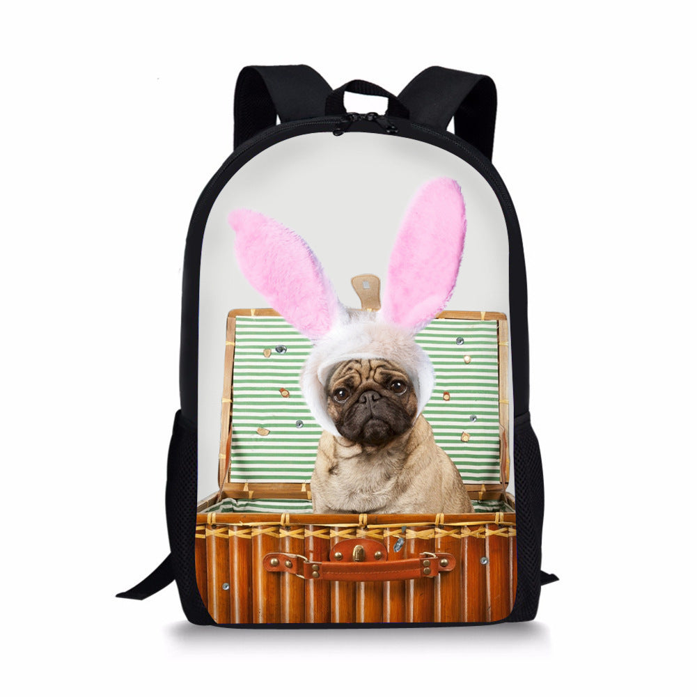 Pug Primary School Backpack for Kid