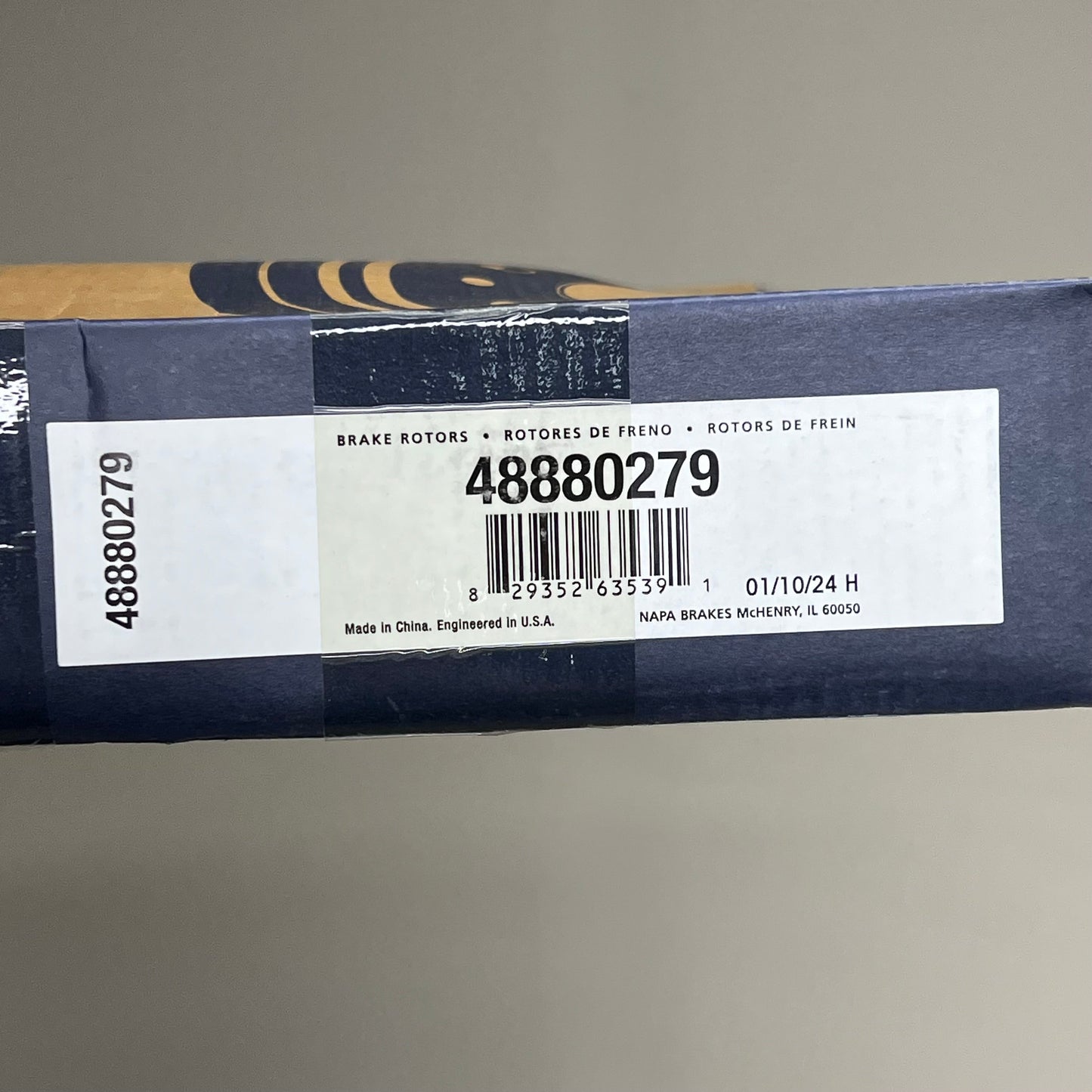 NAPA NonDirectional Vented Cast Iron Premium Rotor Cadillac & Chevrolet 48880279