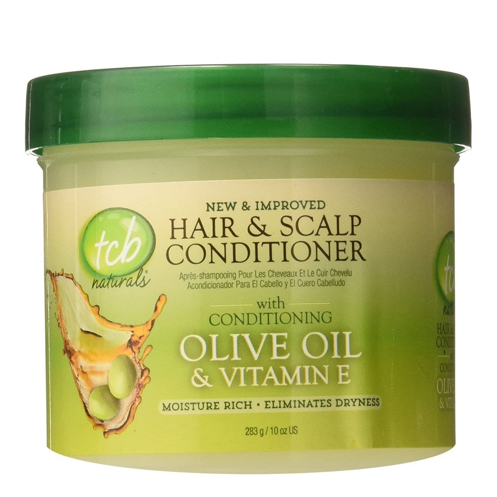 TCB Naturals Hair & Scalp Conditioner With Olive Oil & Vitamin E 10 Oz
