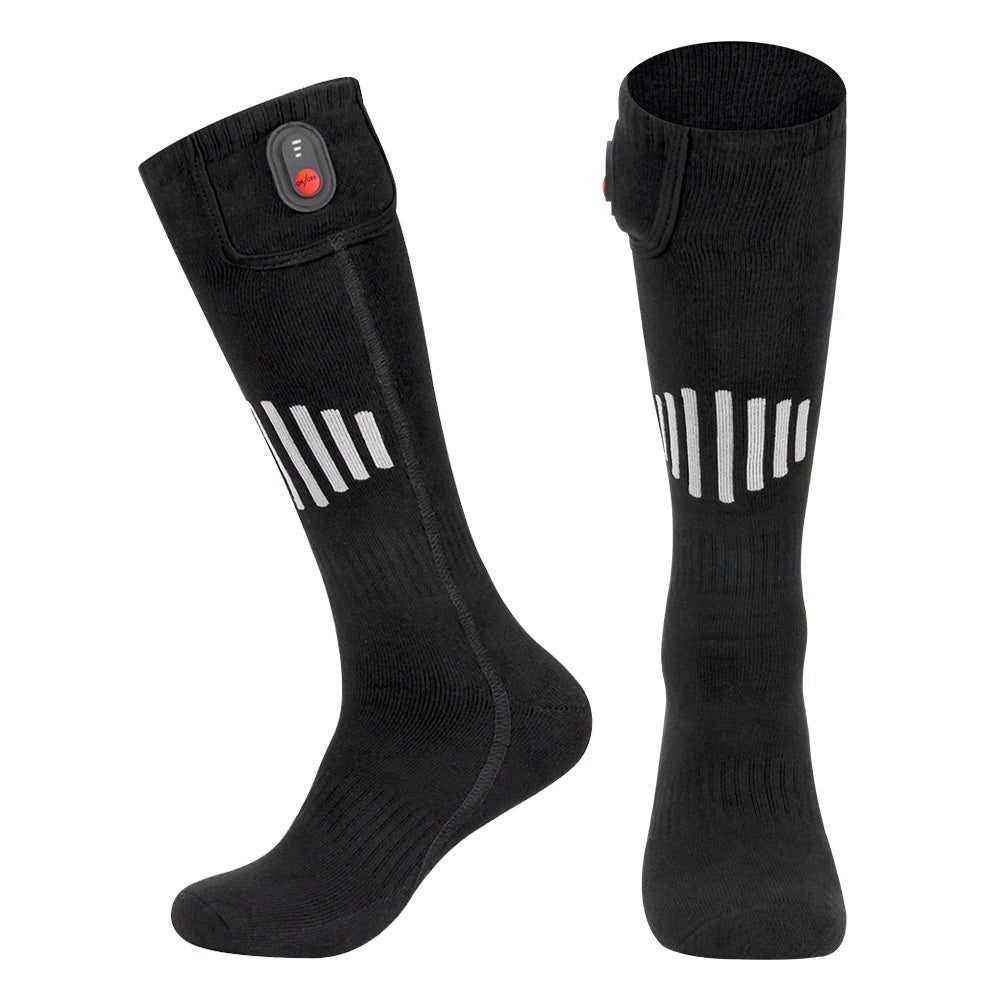 Electric Heating Pure Cotton Socks Skiing Casual Men And Women Warm-keeping Socks