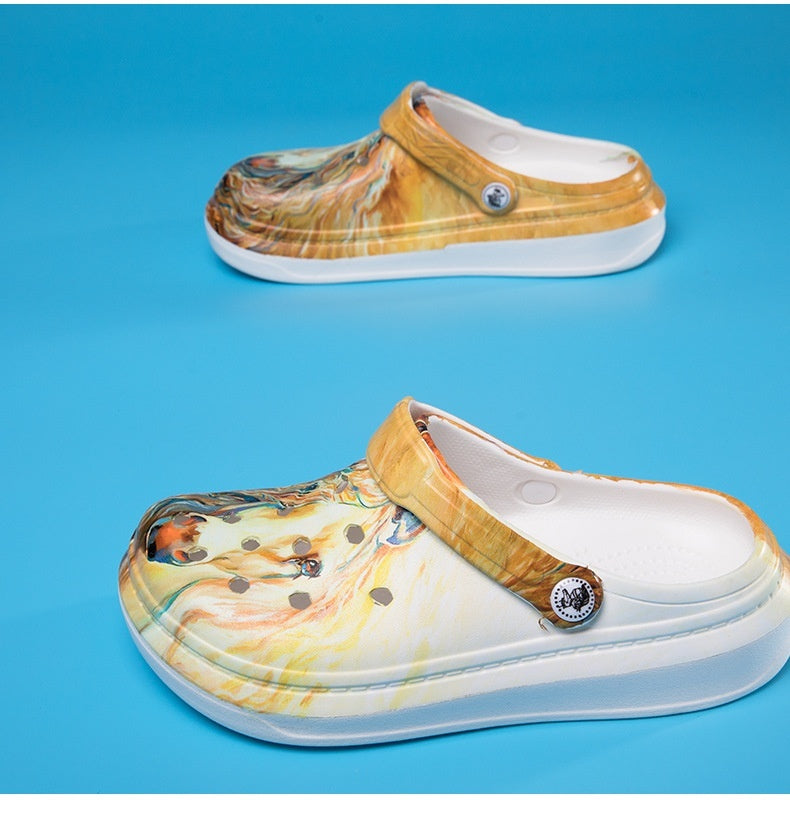Hollow-out Breathable Garden Beach Sandals for Couples