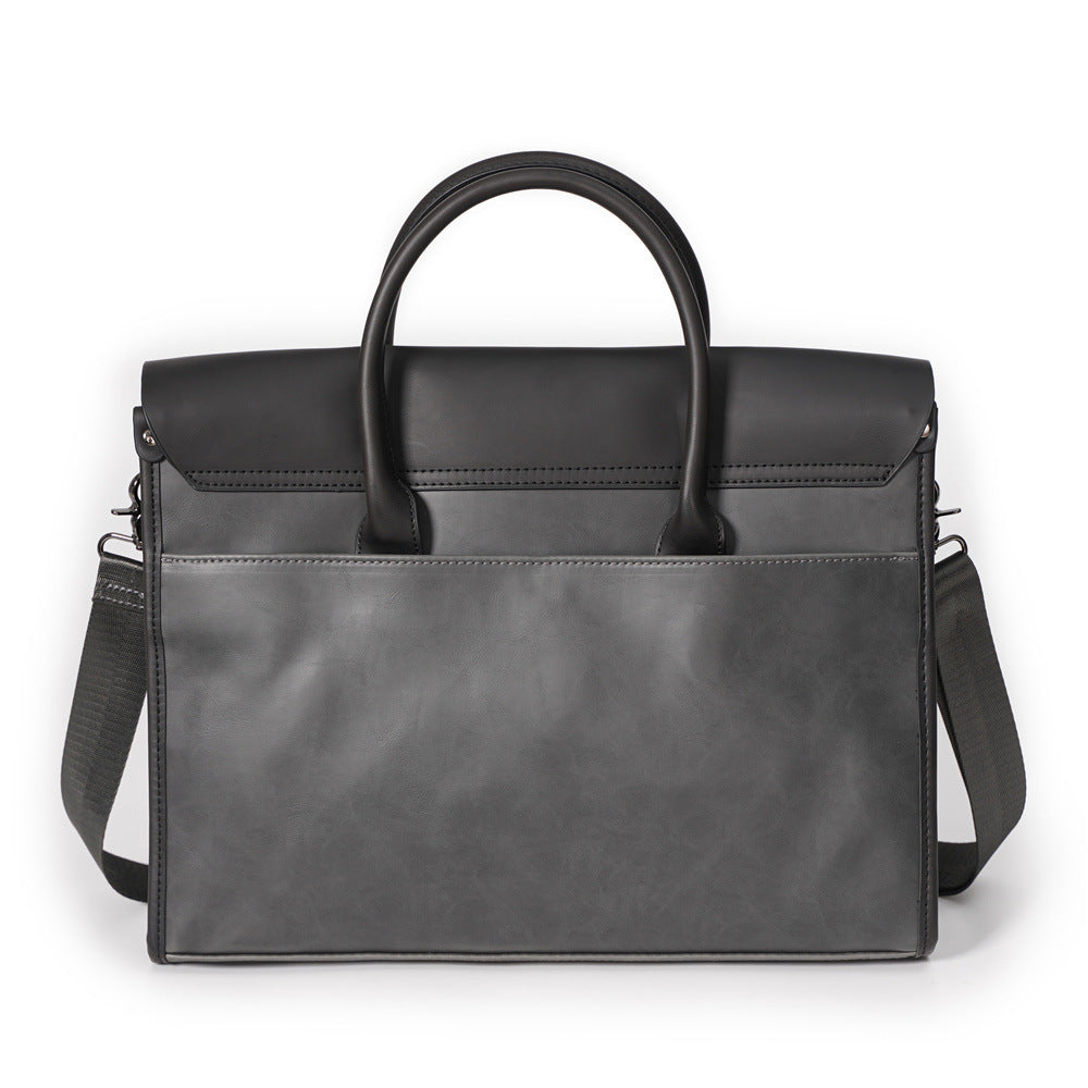 Korean Style Large Capacity Shoulder Briefcase