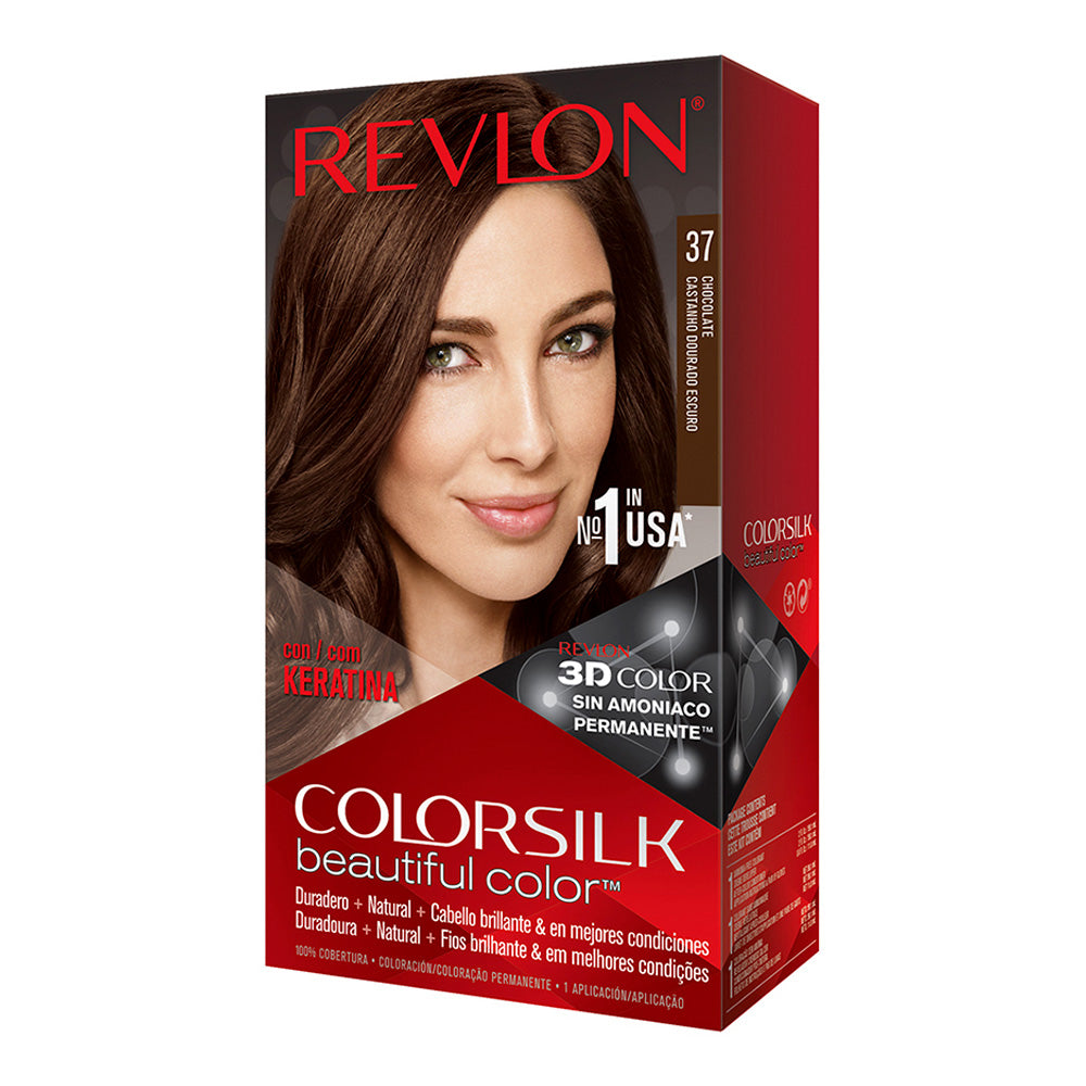 Revlon Colorsilk Beautiful Hair Color - 37 Dark Golden Brown