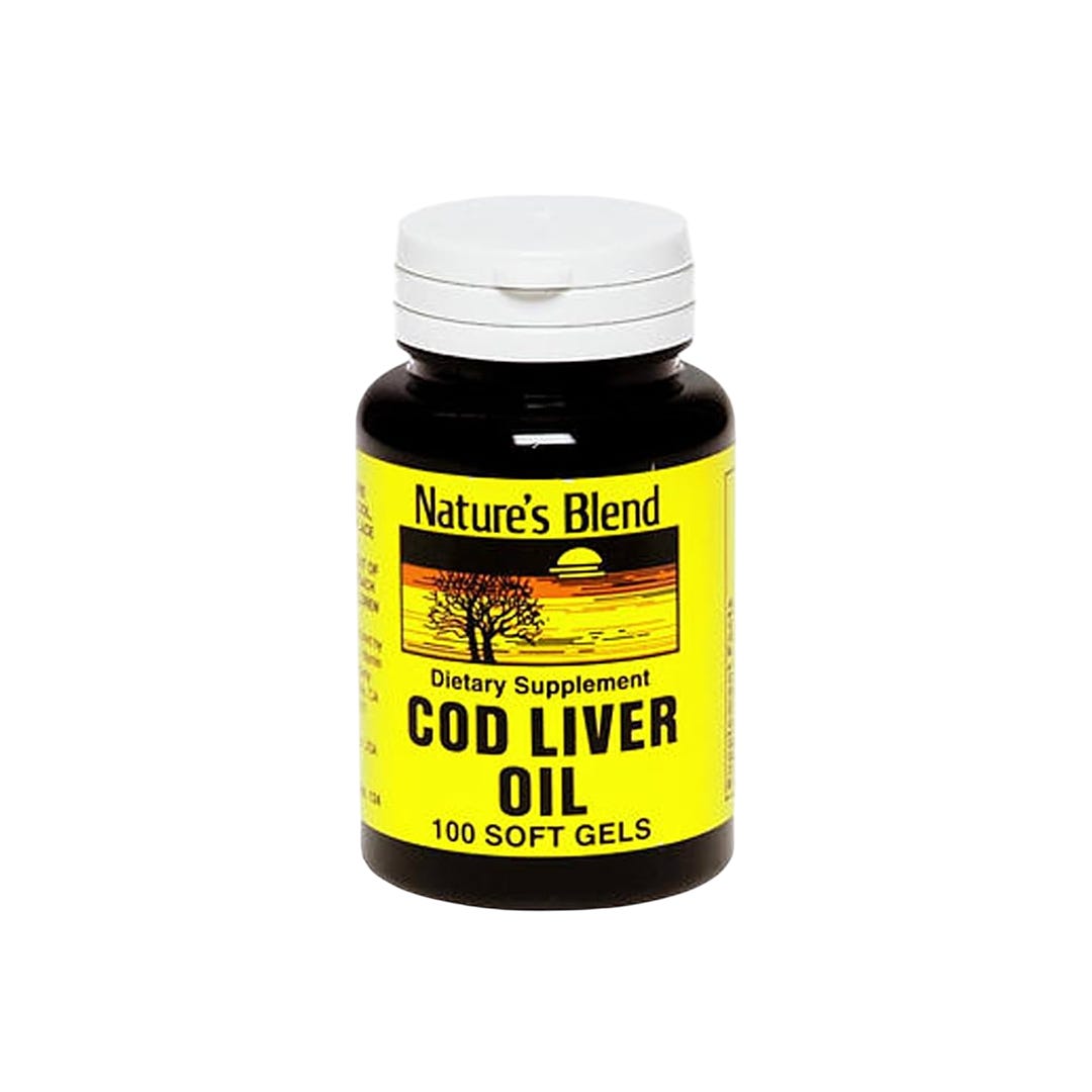 Nature's Blend Cod Liver Oil 400 Mg Softgels