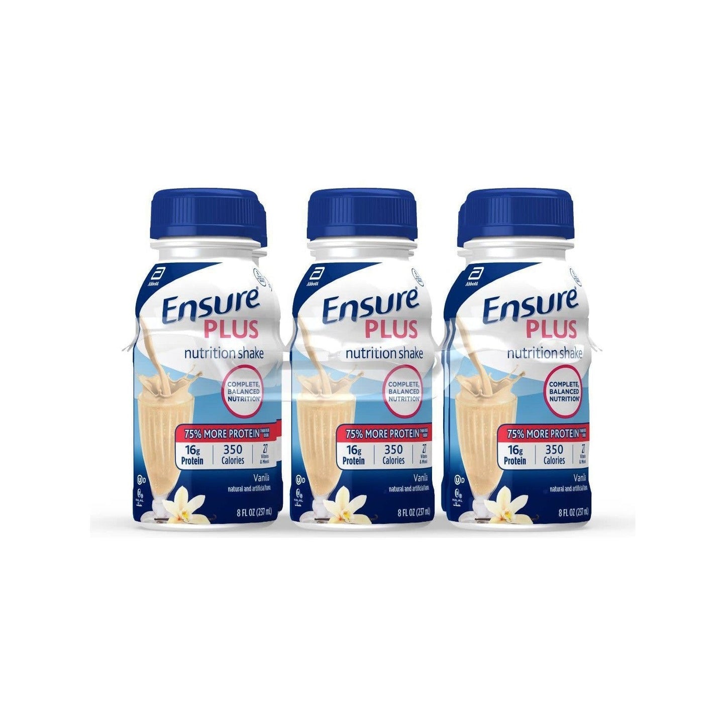 Ensure Plus Nutrition Shake Vanilla Ready To Drink Bottles 6x8 Fl Oz