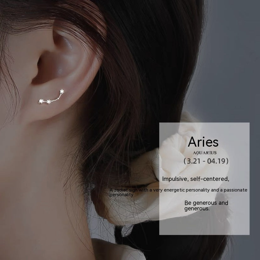 S925 Constellation Stud Earrings
