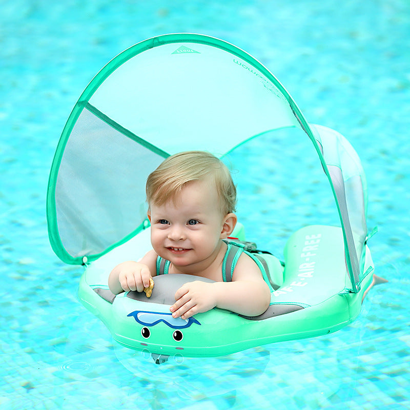 Mambobaby Non - inflatable Baby Swim Float, Foot Cushion, Seat, Fun Swimming Toys, Gift for Boys and Girls