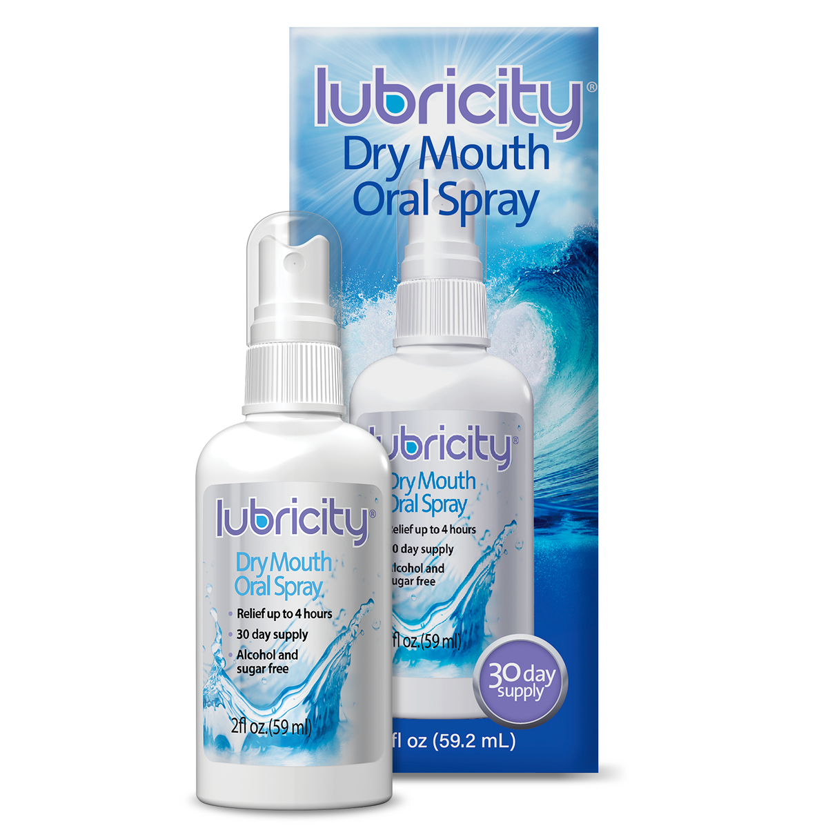 Lubricity Dry Mouth Oral Spray - 2 Oz