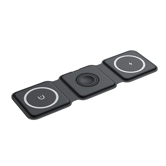 3-in-1 Magnetic Multi-function Charger Folding Wireless Charger for Xiaomi  Apple Phone Headset Watch Airpods Charger