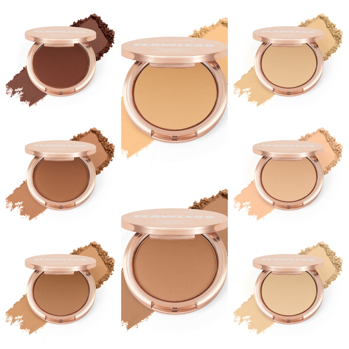 PHOFAY Matte Setting Pressed Powder
