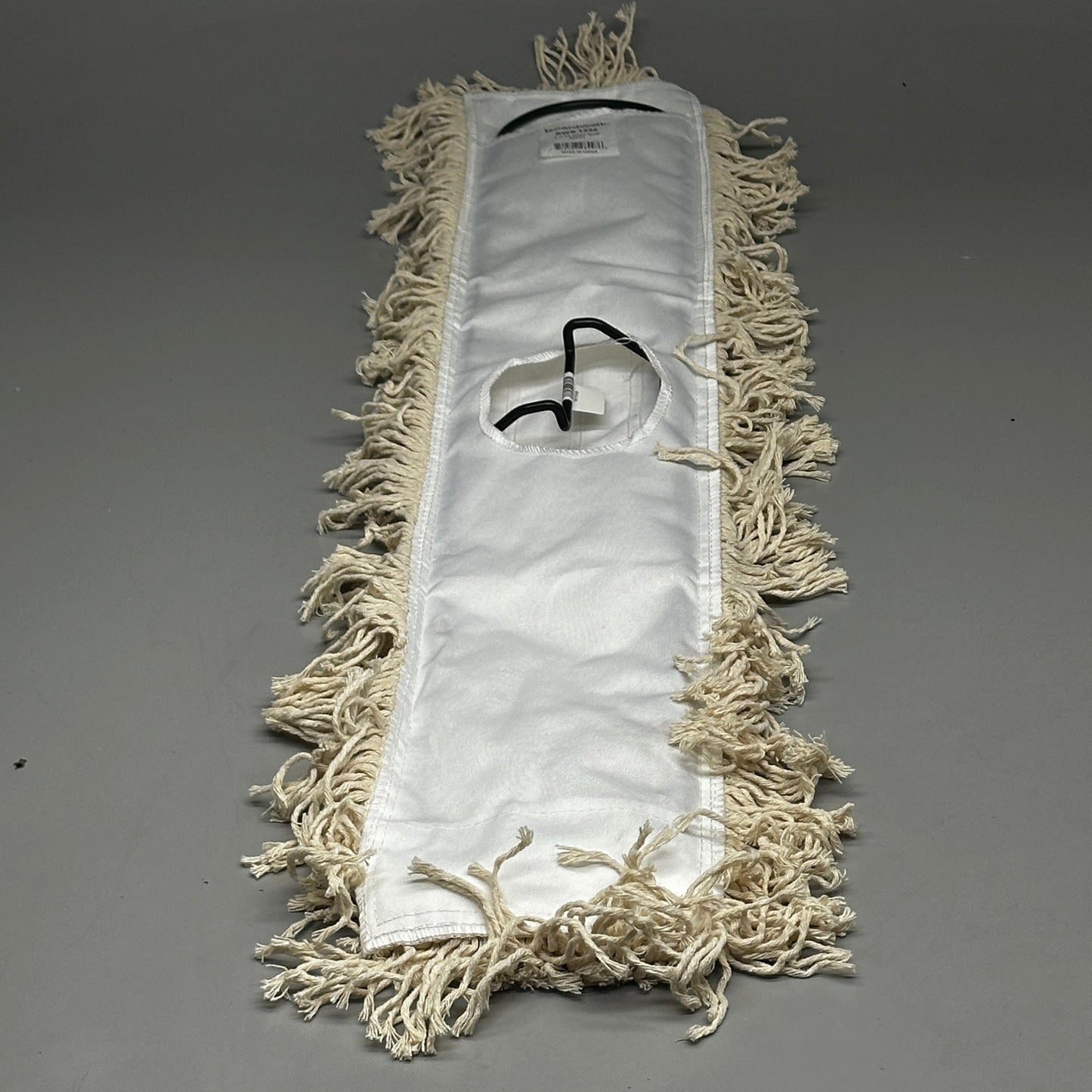 BOARDWALK Cotton Dry Mopping Kit White, Wood Color, Wood Material 63.5”L