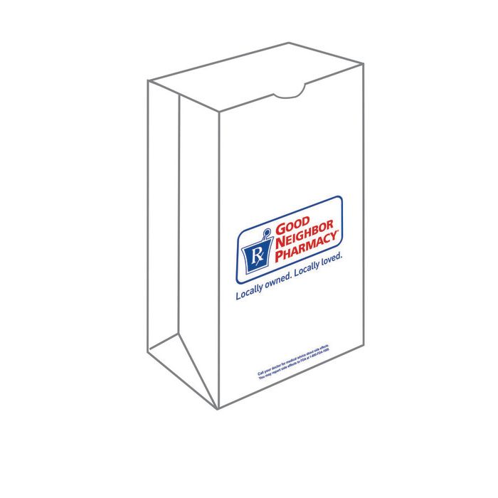 Good Neighbor Pharmacy Bag White 6lb 2000