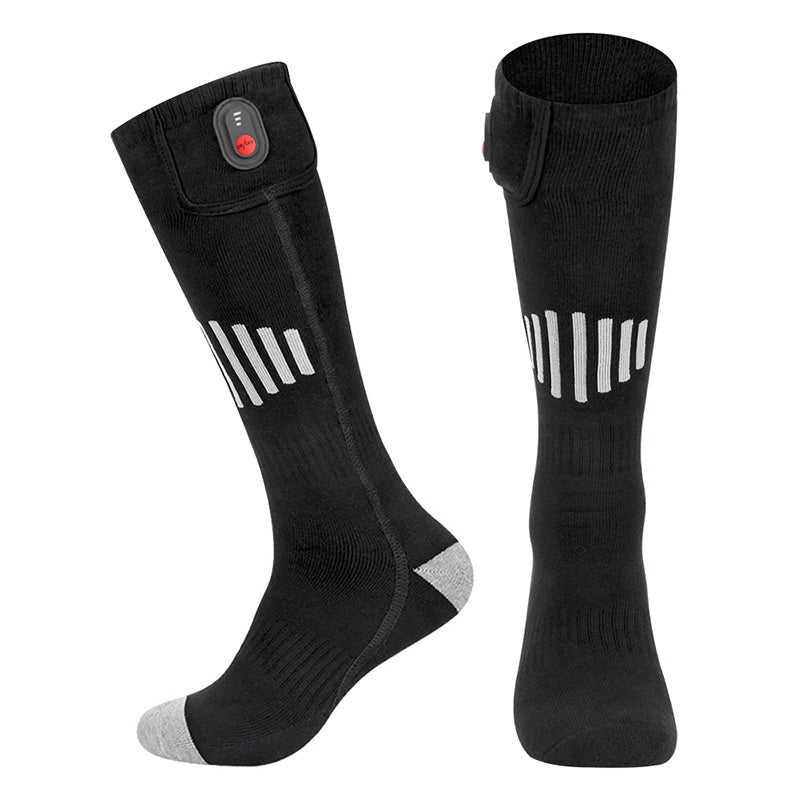 Electric Heating Pure Cotton Socks Skiing Casual Men And Women Warm-keeping Socks
