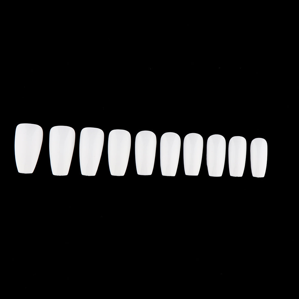 Long Ballerina False Nails Full Coverage