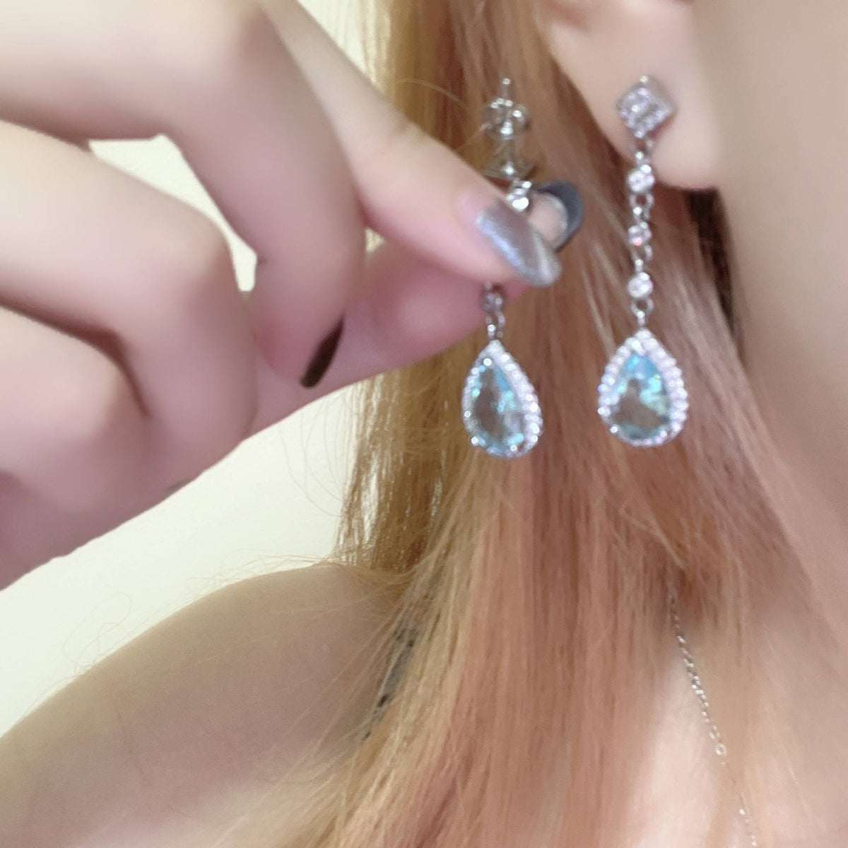 Mermaid Tears Gem Jewelry Set