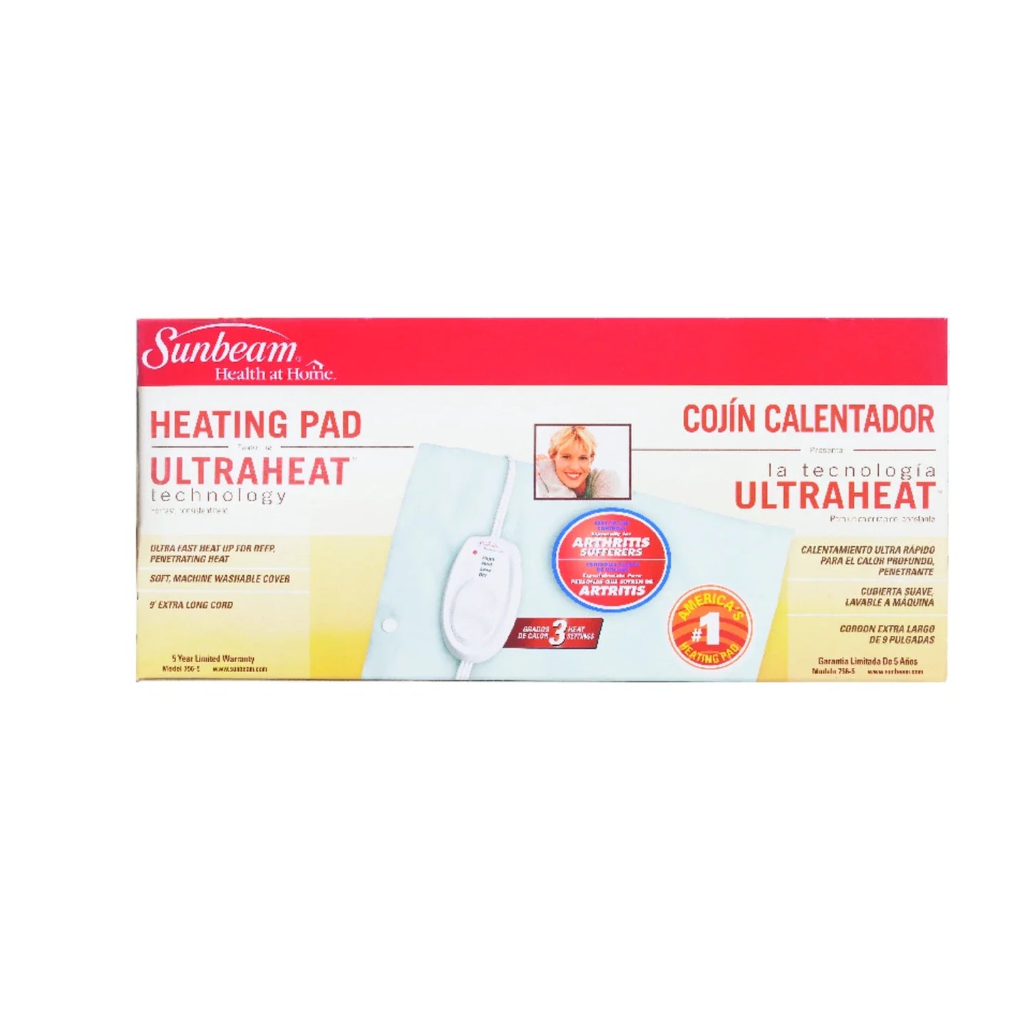 Sunbeam® Moist/Dry Heating Pad, 12" x 15"