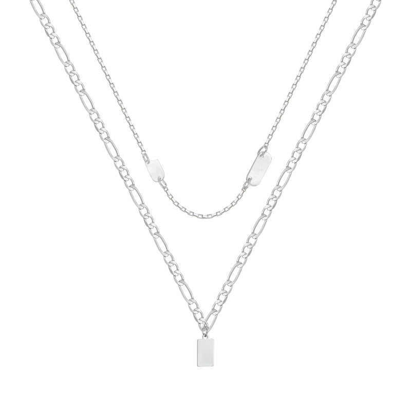 Double Layer Stacked Necklace