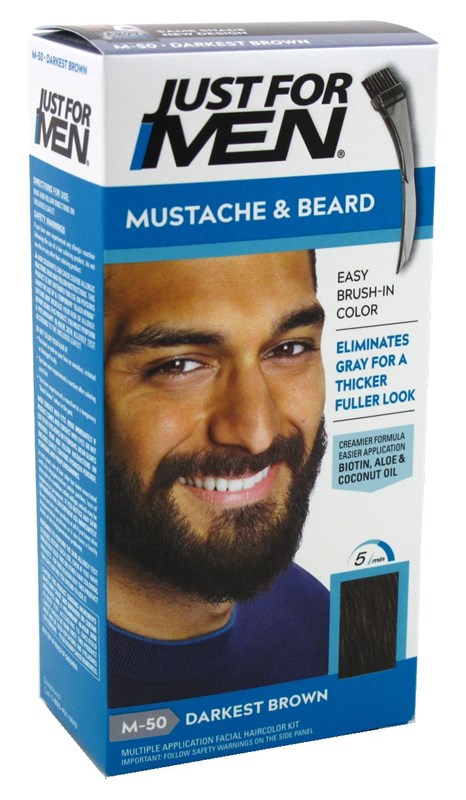 Just For Men Mustache & Beard Darkest Brown M-50