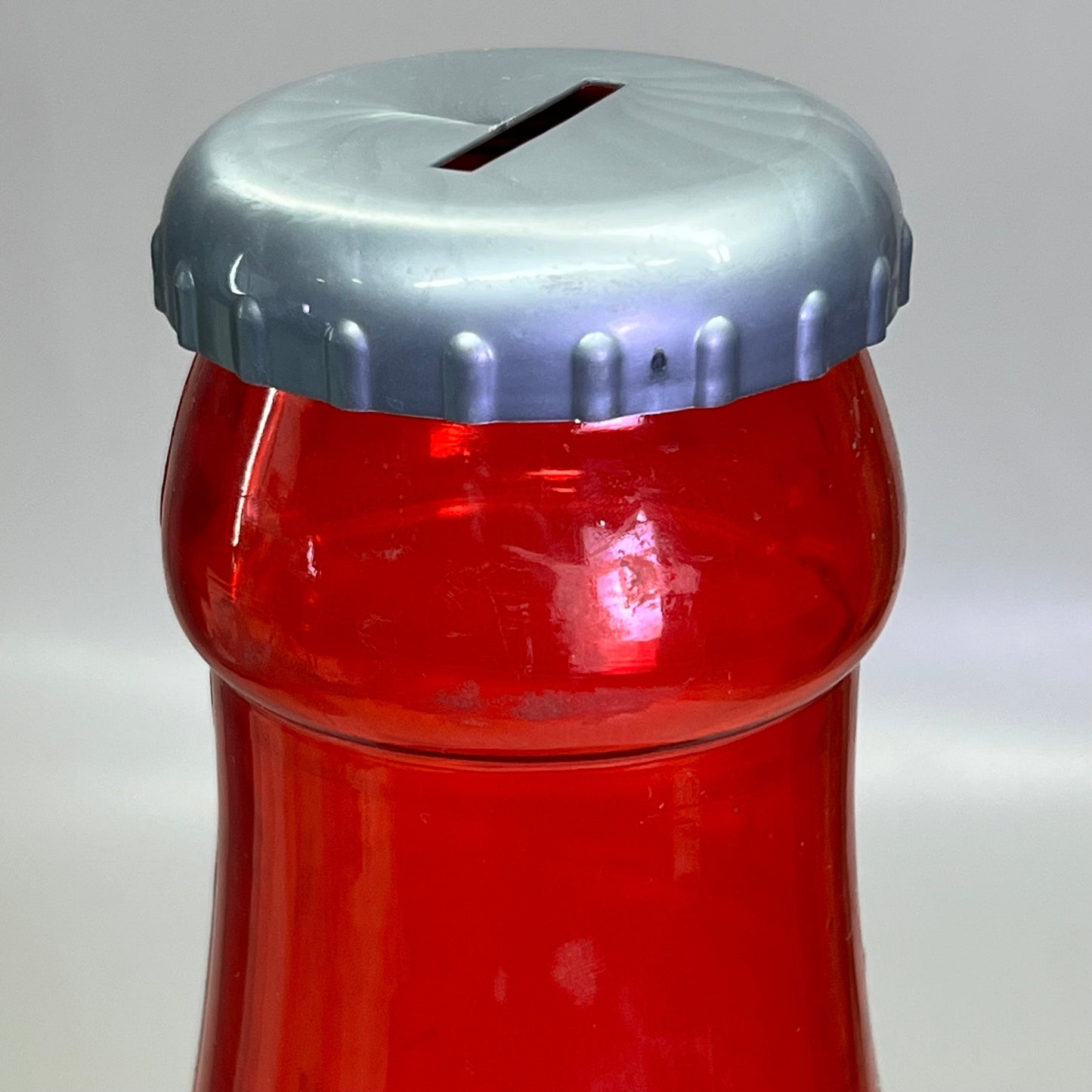 ZA@ COCA-COLA (2 PACK) Plastic Coke Bottle Bank 22"H Green & Red (AS-IS) D