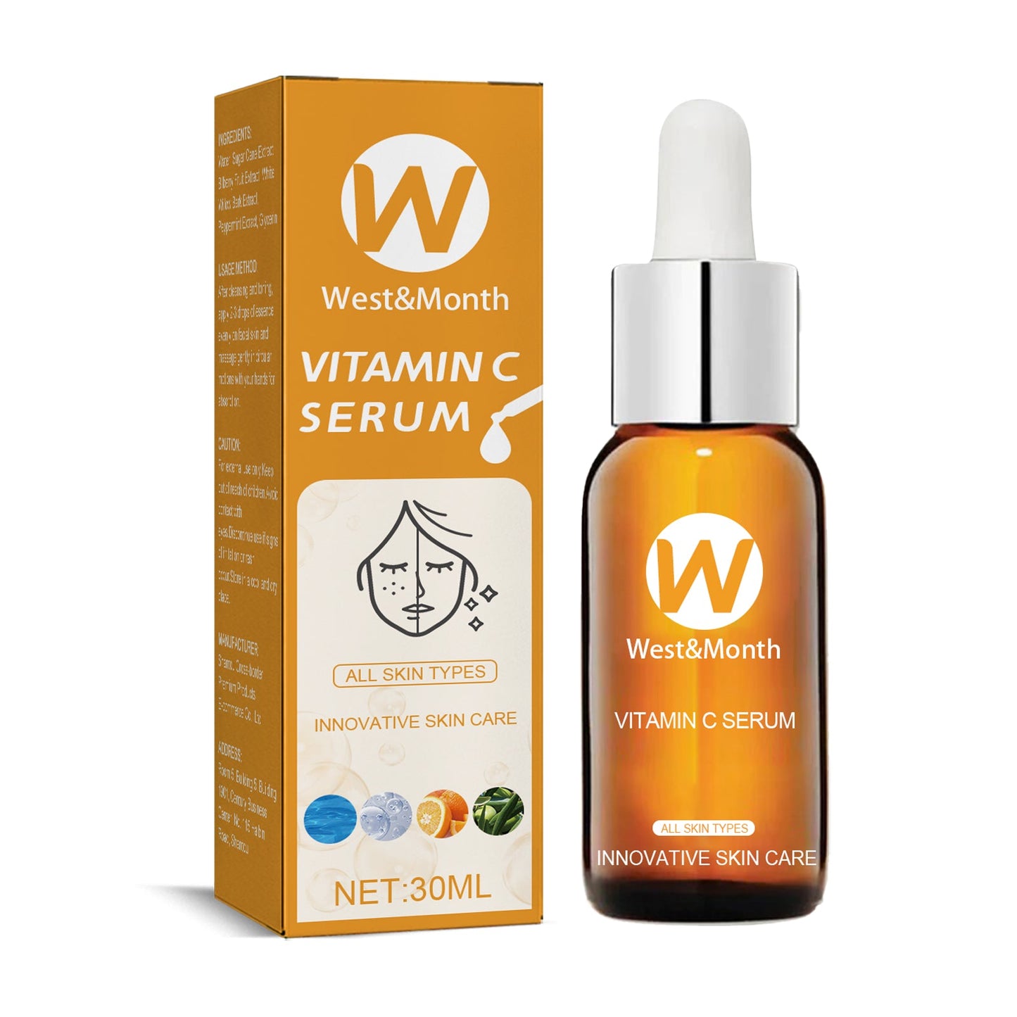 Facial Treatment Essence, Lighten Facial Acne Mark Oil Control Firming Skin Essence