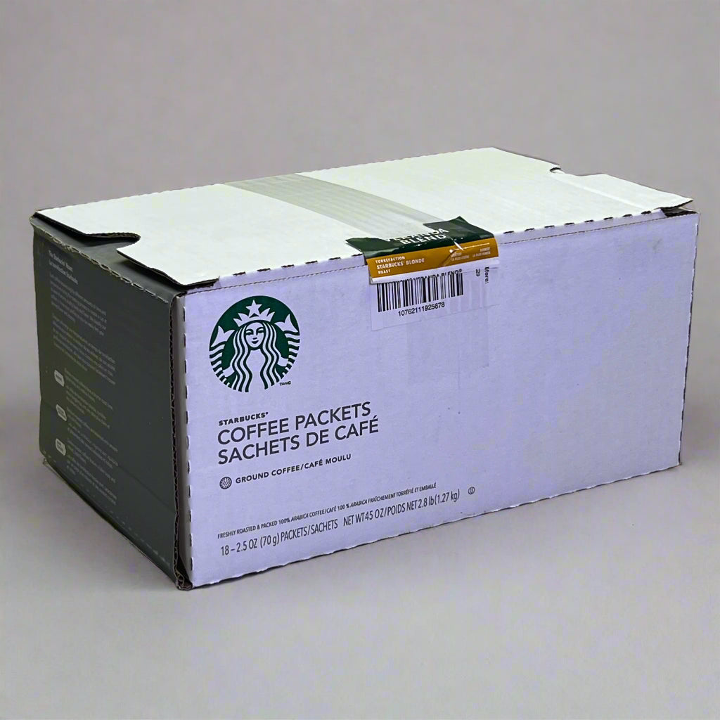 ZA@ STARBUCKS (18 PACK) Veranda Blend Ground Coffee, Blonde Roas 2.5 oz Green 11137306 BB 12/25 B
