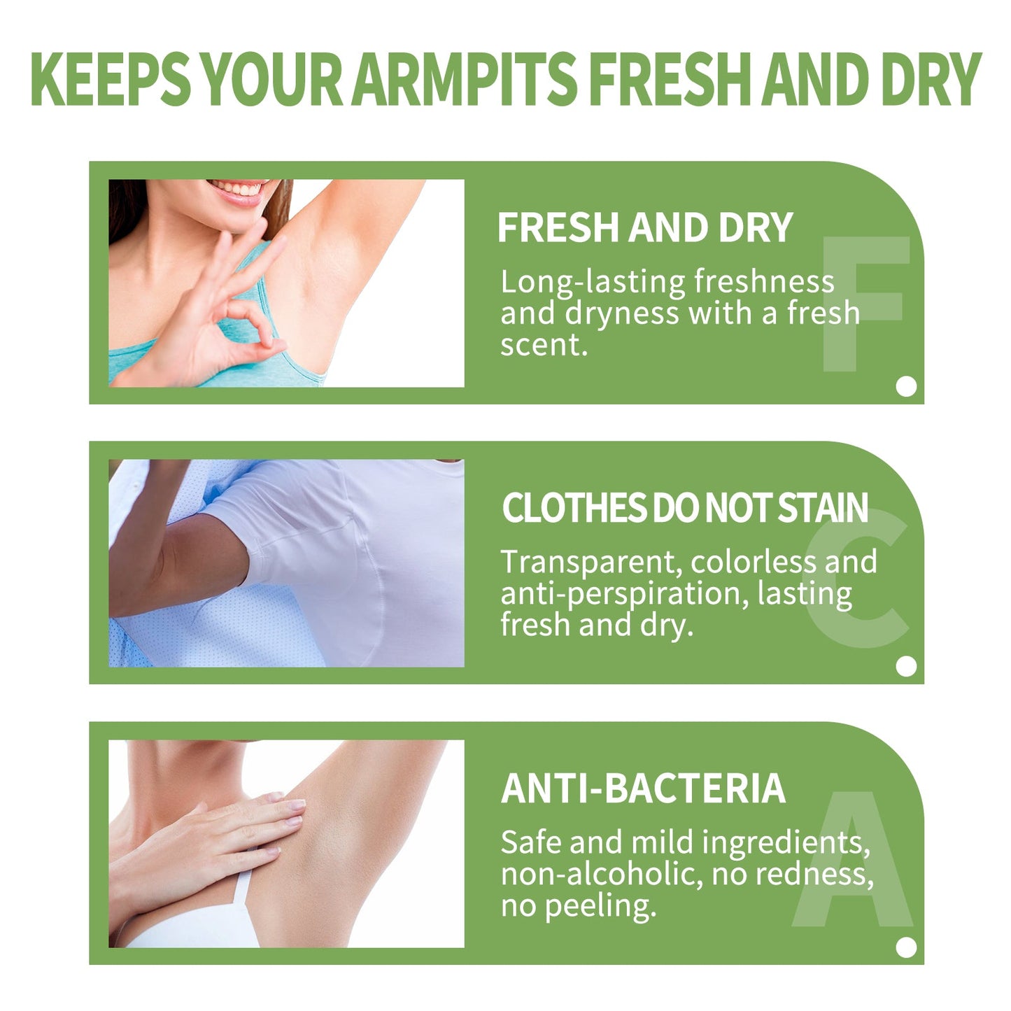 Deodorant Underarm Cleansing Deodorant Deodorant Deodorant Lasting Fragrance Mild And Non-Irritating