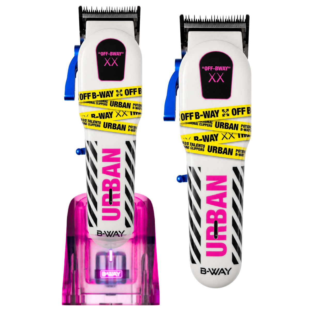 B-Way Urban Shorty Clipper & OFF Foil Shaver – Professional Barber Combo