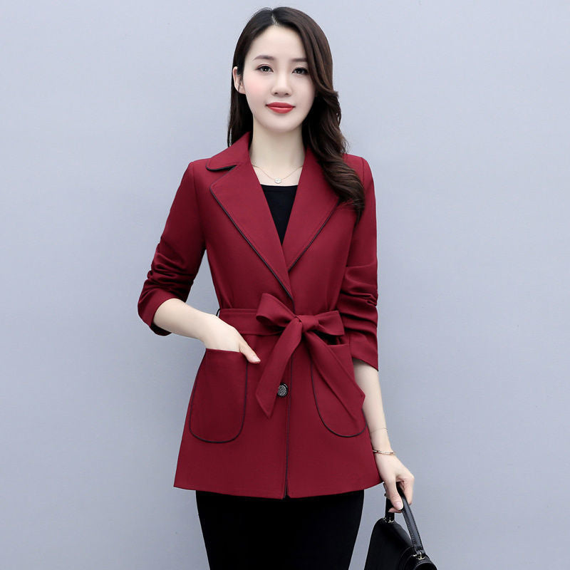Slim High-End Versatile Spring Jacket for Girls