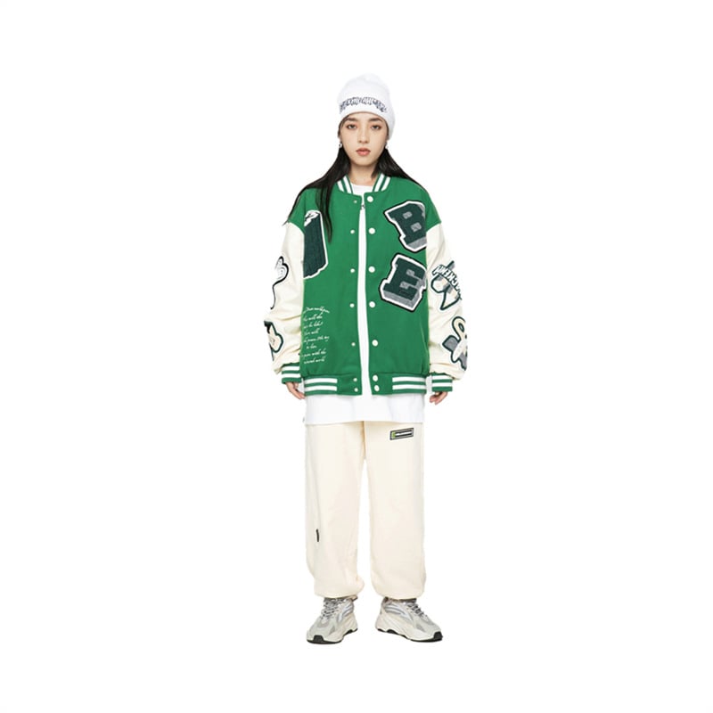 Casual Loose Trend Jacket for Heavy Industry Embroidery