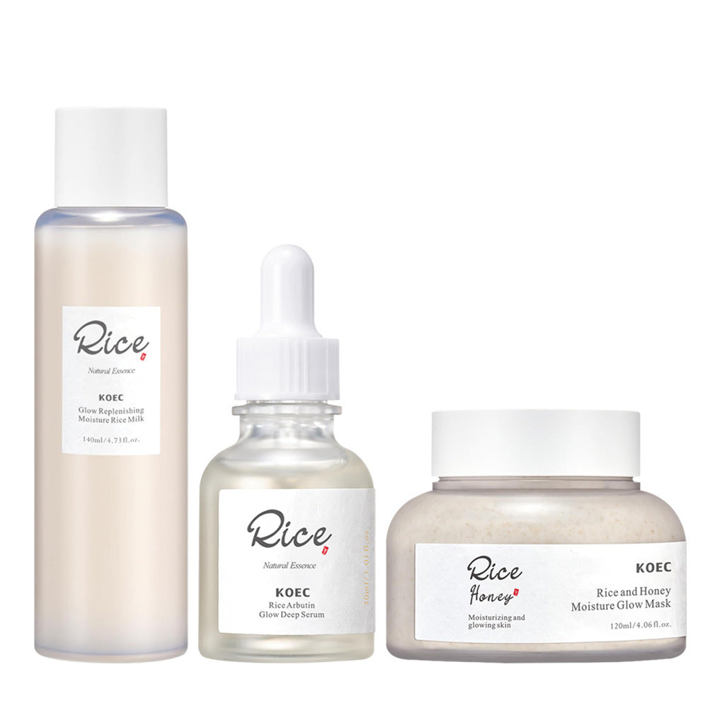 Honey Facial Skin Care Three-piece Moisturizing Care