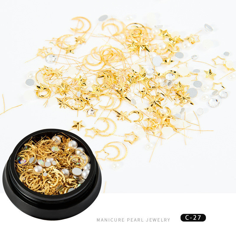 Popular Copper Round Rivets Nail Drill Ornaments