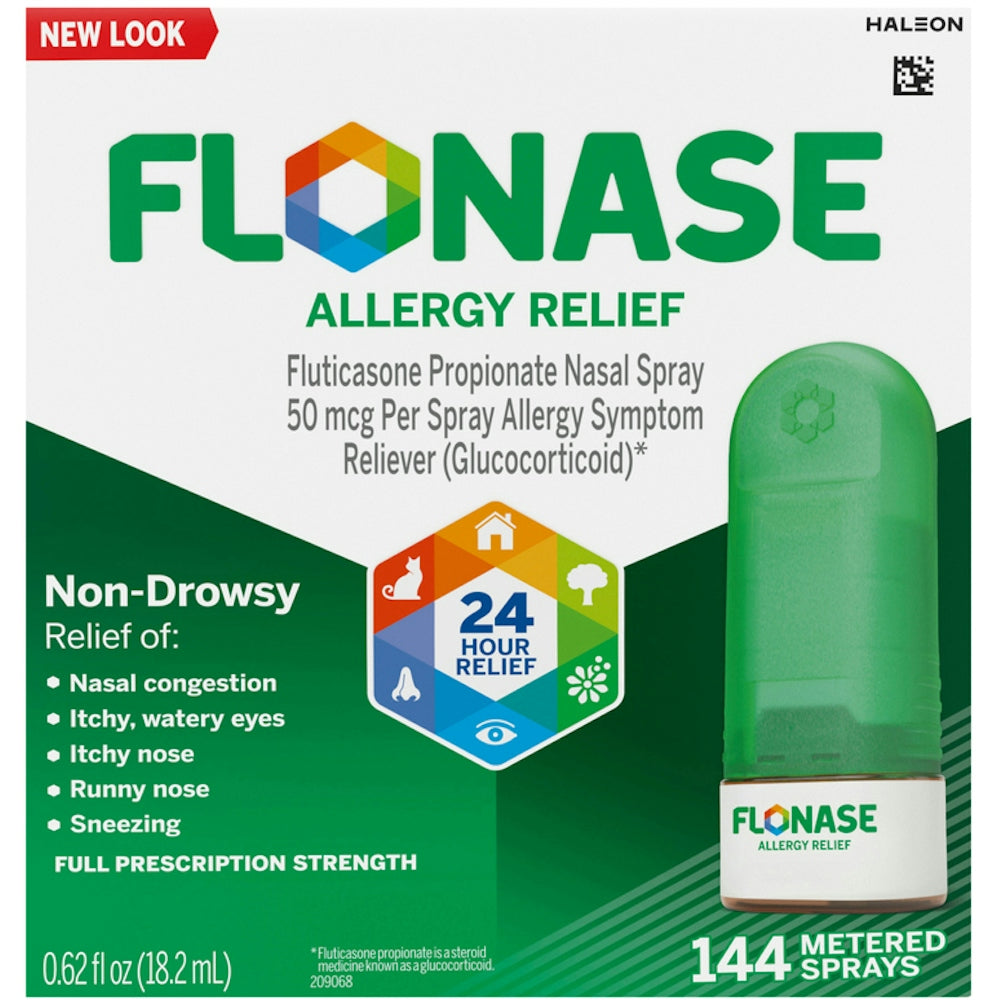 Flonase 24 Hour Allergy Relief Nasal Spray 144 Sprays