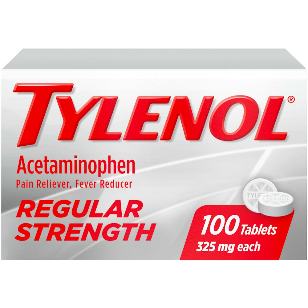 Tylenol® 325 mg Regular Strength Tablet, 100 EA
