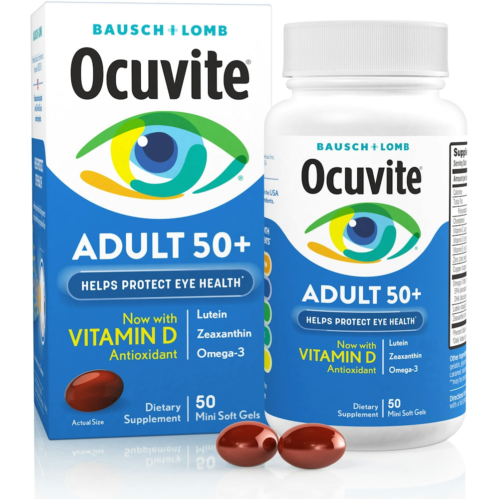 Ocuvite Bausch & Lomb Adult 50+ (90 Soft Gels)