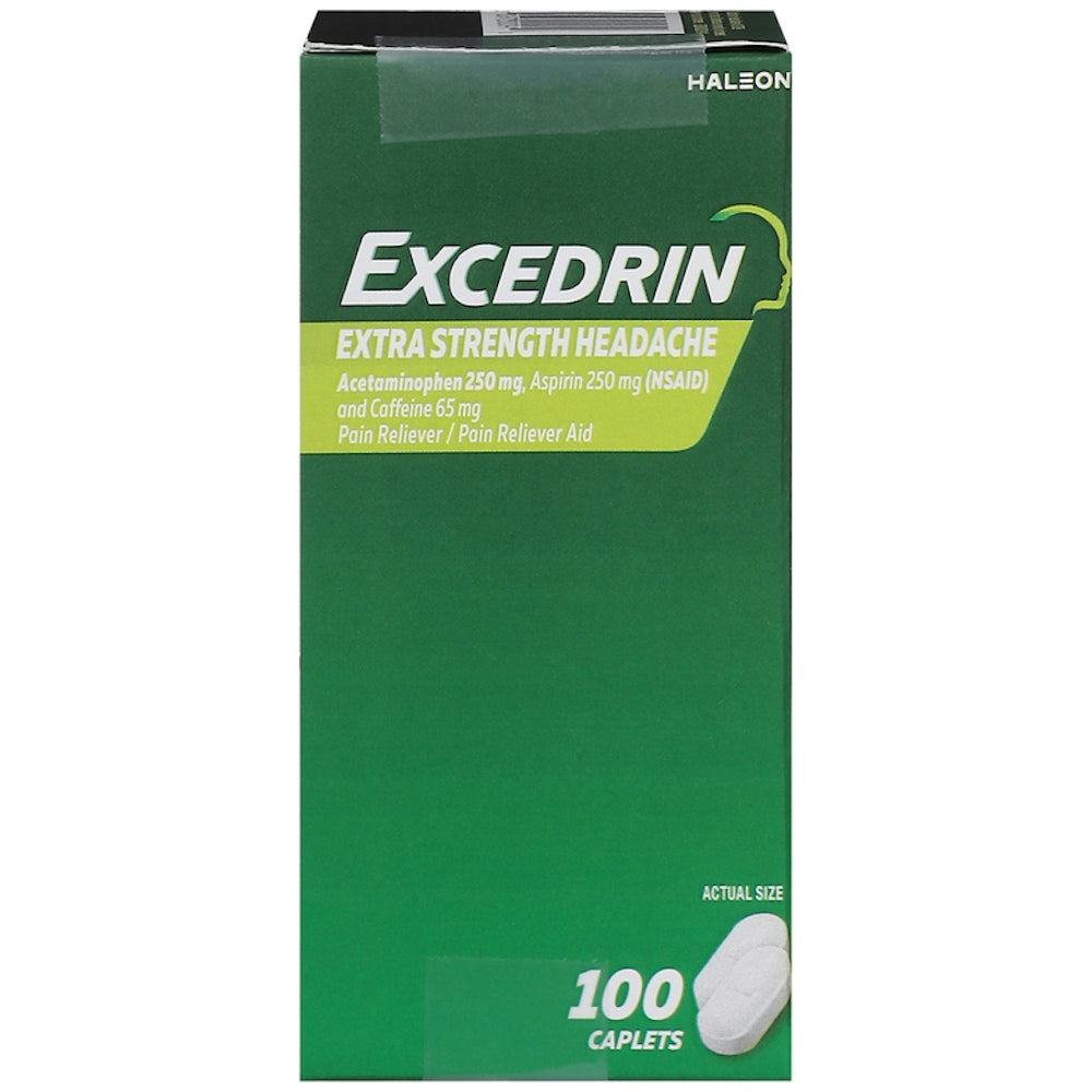 Excedrin® Extra Strength 250 mg - 250 mg - 65 mg Tablet, 100 EA