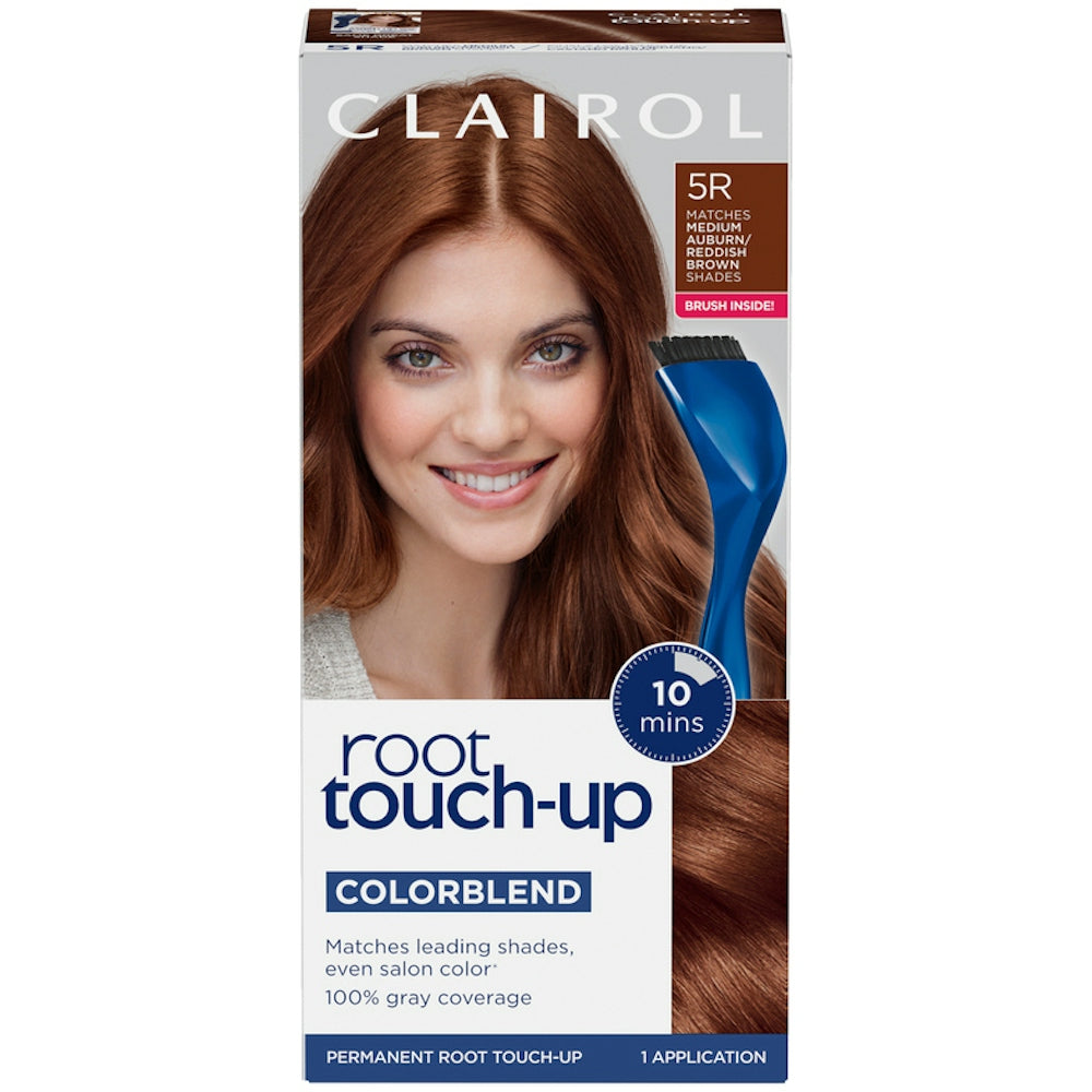 Clairol Root Touch-Up Permanent Color Creme, Matches Medium Auburn/Reddish Brown Shades 5R