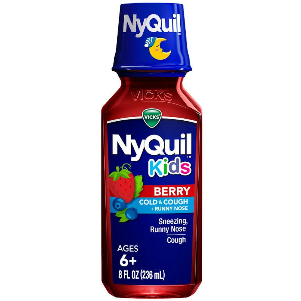 Vicks® NyQuil™ Children's Cough & Cold Berry Liquid, 8 oz
