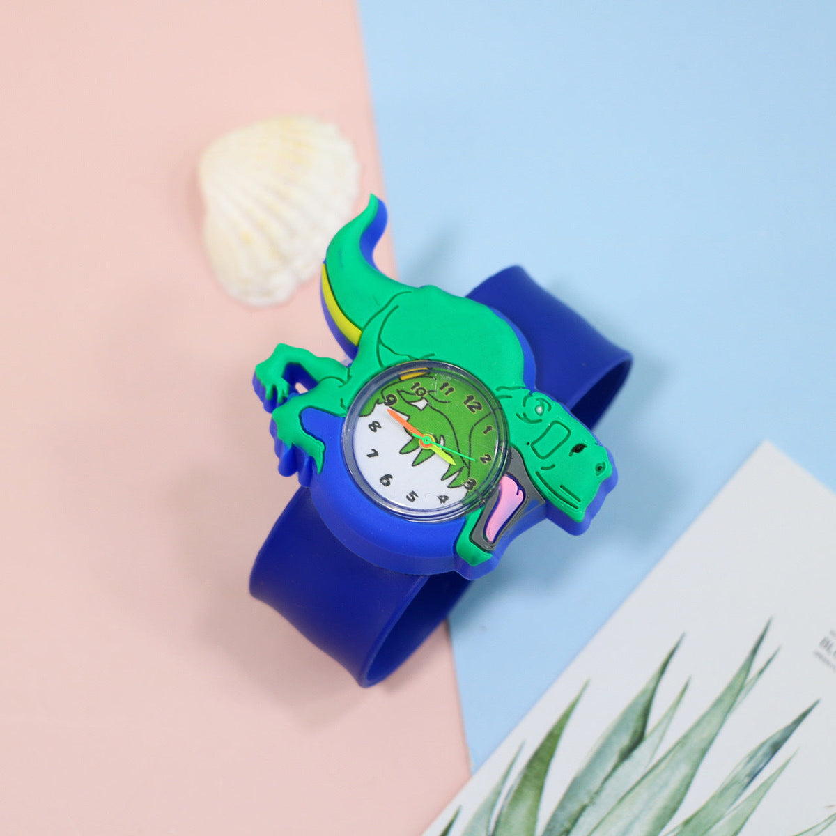 Cartoon Animal Silicone Snap Watch