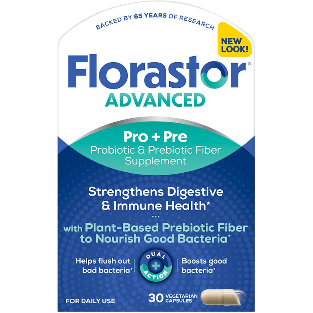 Florastor® Pre Daily Probiotic & Fiber Supplement – 30 Ct Box