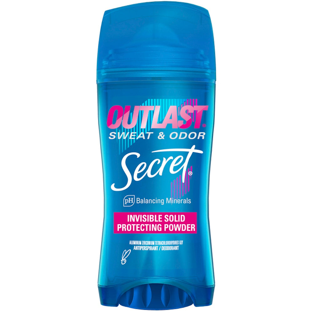 Secret Outlast Invisible Solid Antiperspirant Deodorant For Women Protecting Powder 2.6 Oz